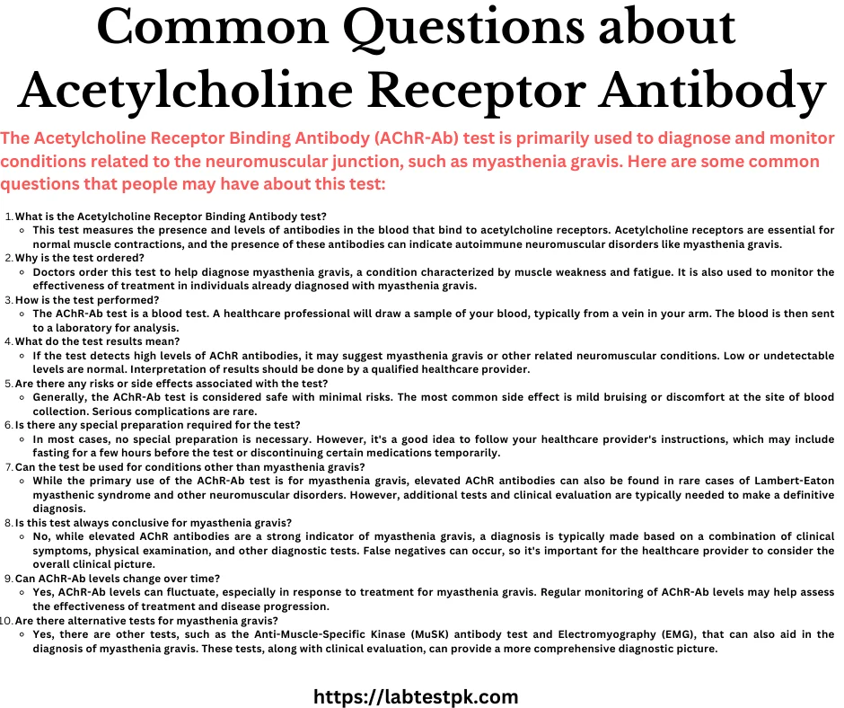 Acetylcholine Receptor Antibody